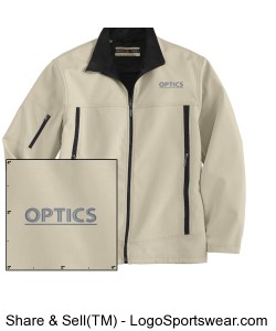 OPTICS Performance Jacket Brushed Back Soft Shell Design Zoom